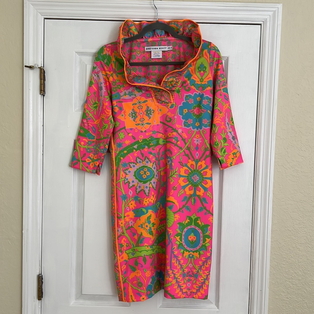 Jersey Ruffneck Dress - Picture 6 of 11